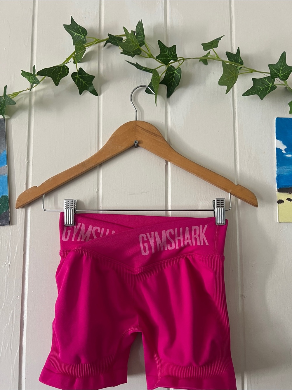 🍓🍒Gymshark Women’s Neon Pink Seamless Bike Shorts